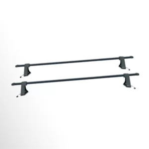 Black Square Universal Iron Roof Rack Roof Bar for Nissan Frontier Infiniti FX35 4-Door Sedan Hatchback and Wagon Cars