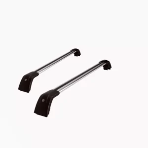 Universal Thickened Aluminum Alloy Low Noise Shark Style Anti-Theft Roof Rack Roof Bar for Toyota Bronco Rav4 Jeep Cherokee Hyundai Santa Fe and Vehicle with Existing Raised Side Rails